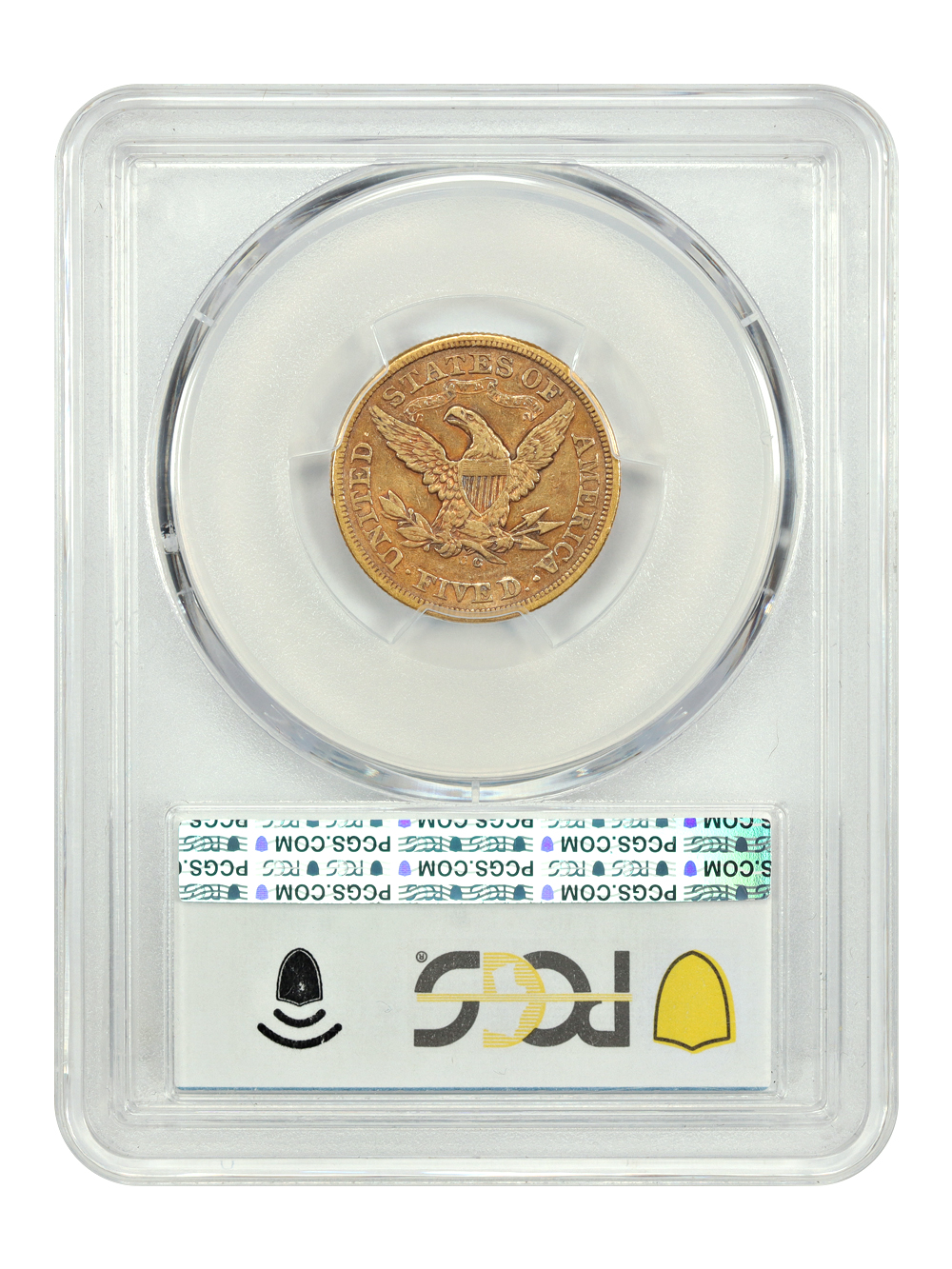 image for: 1871-CC $5  PCGS XF40
