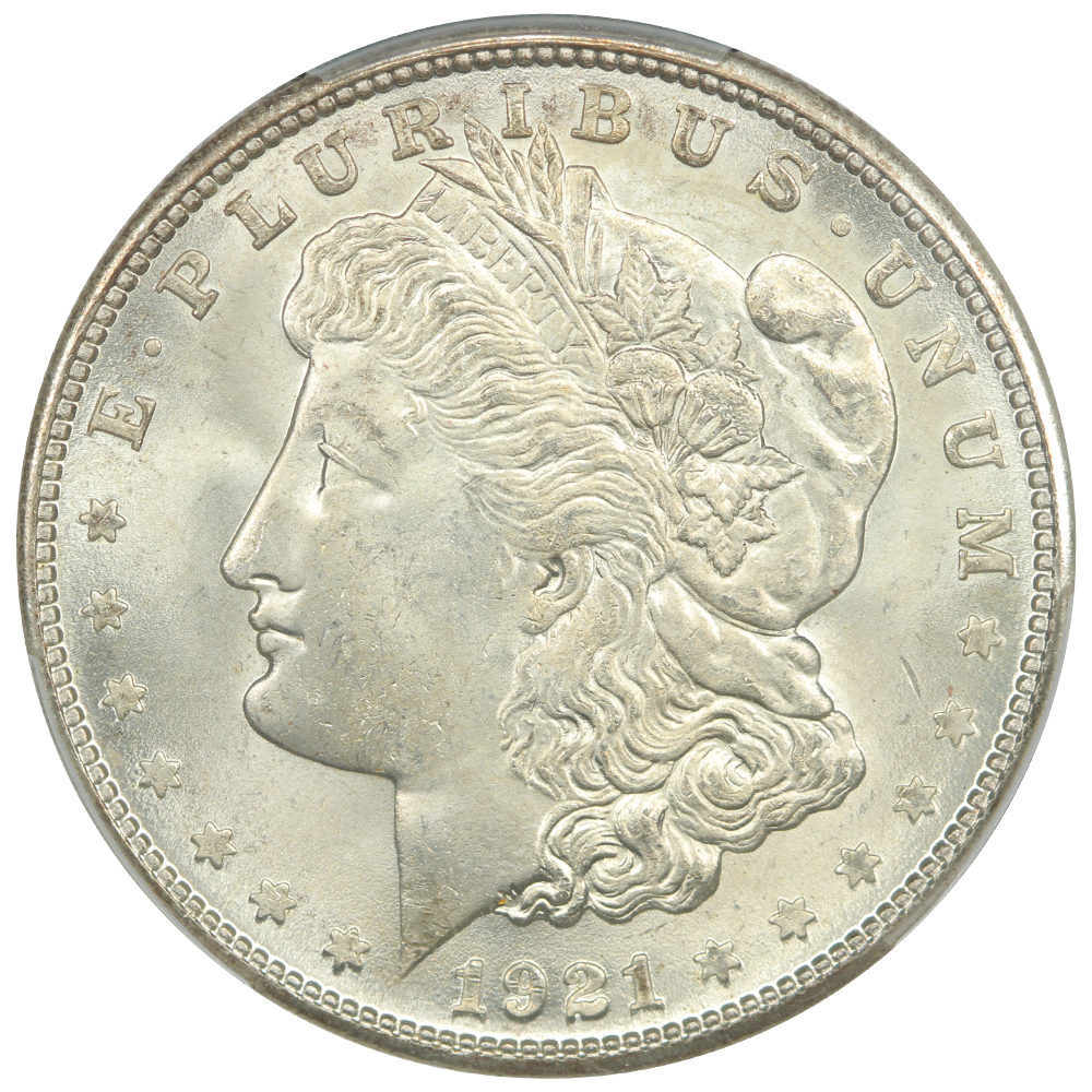 image for: 1921-S $1  PCGS MS66
