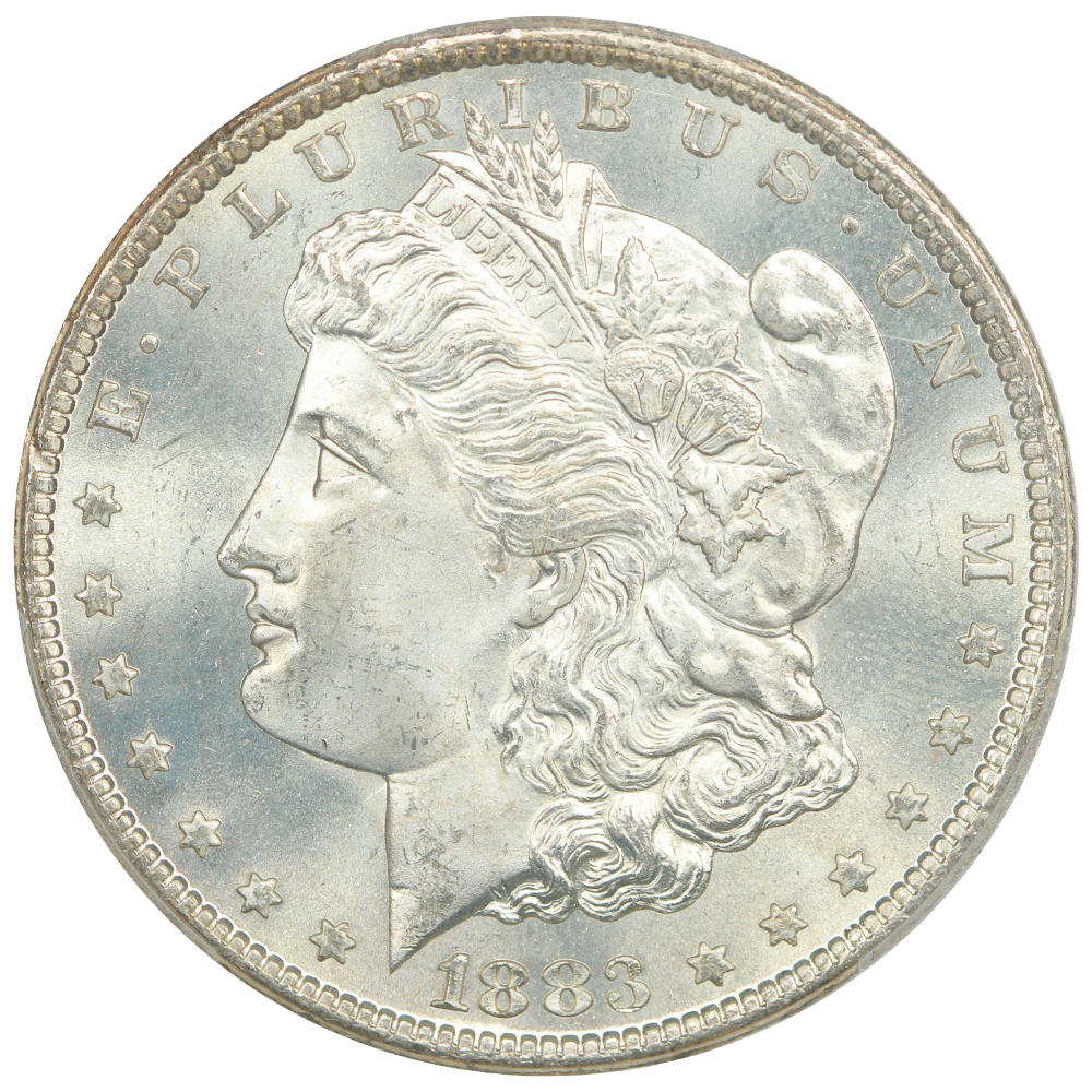 image for: 1883-CC $1  PCGS MS66