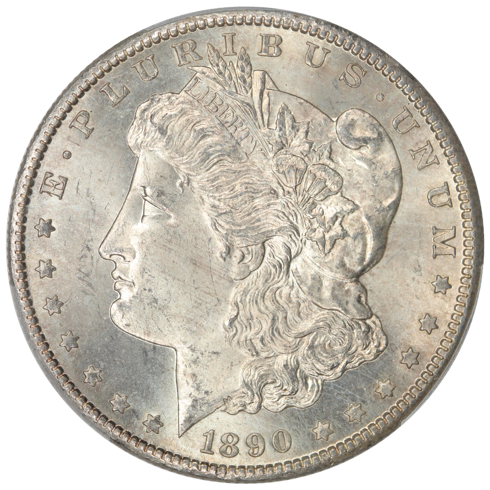 thumbnail for: 1890-CC $1  PCGS MS65