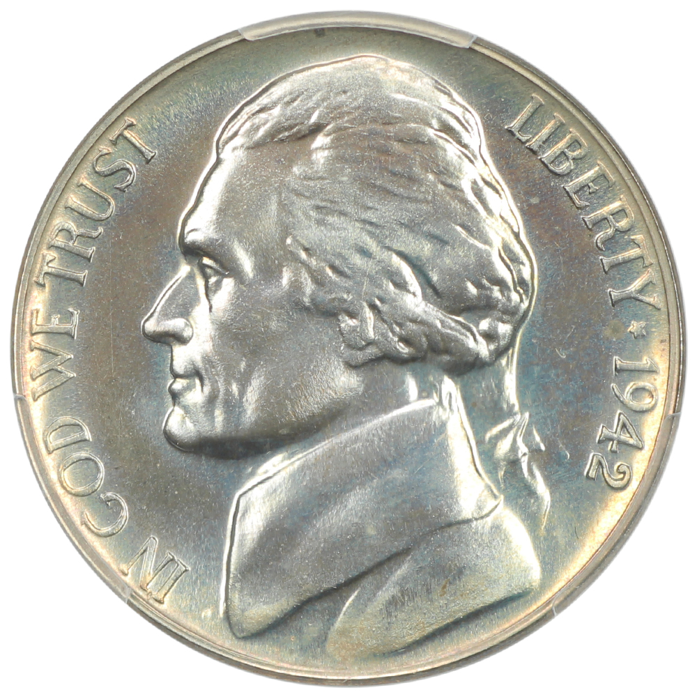 image for: 1942 Type 1 5c PCGS PR68