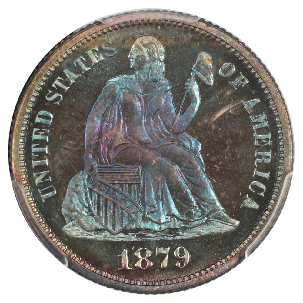 image for: 1879 10c PCGS PR67