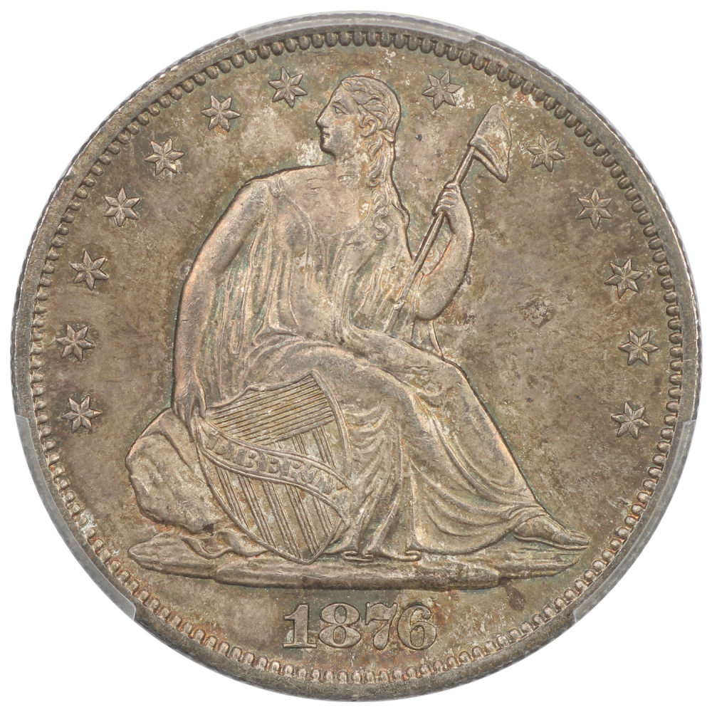 image for: 1876-S 50c PCGS MS64