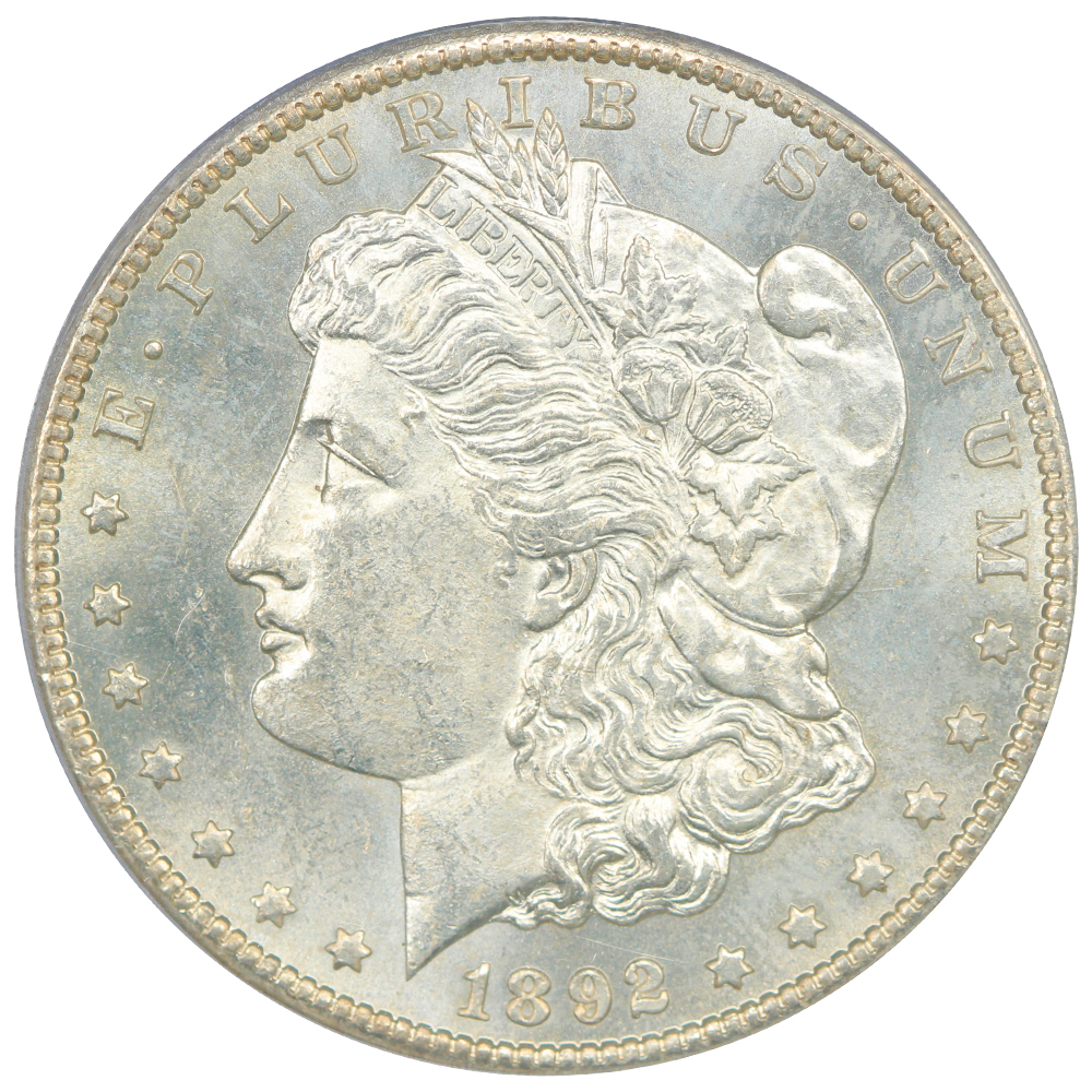 thumbnail for: 1892-CC $1  PCGS MS63