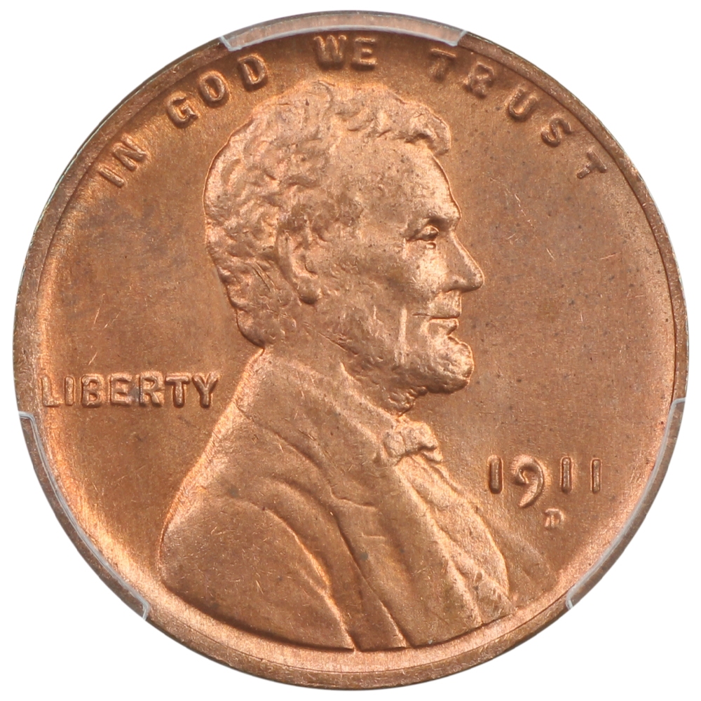 image for: 1911-D 1c PCGS MS65 RD