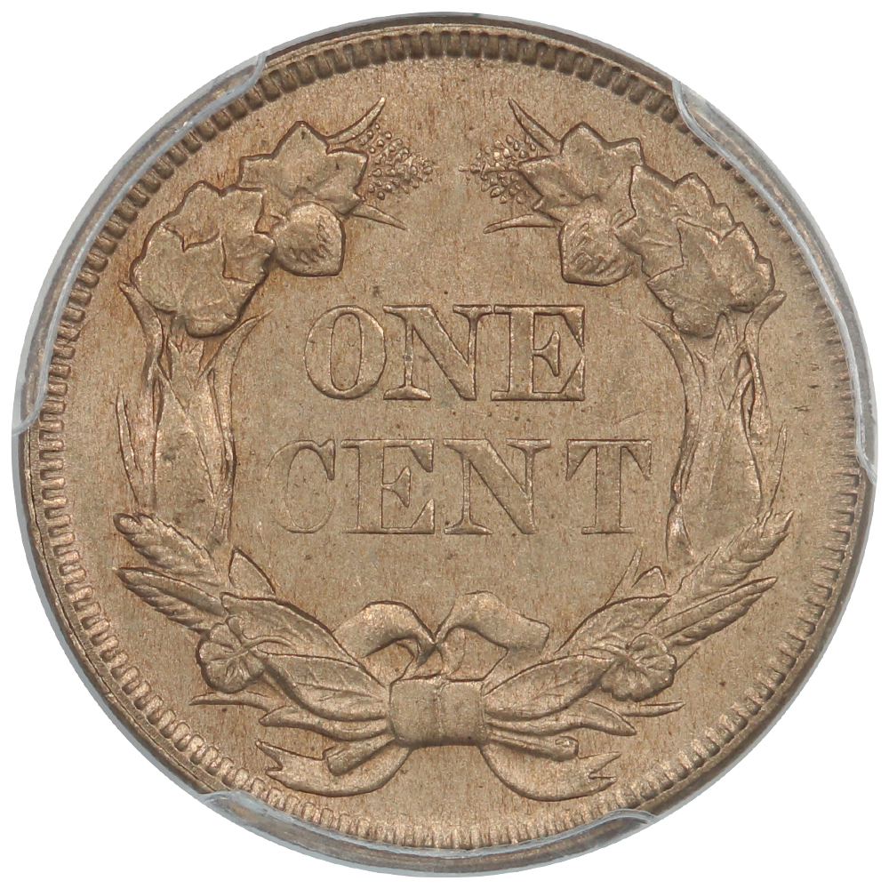 image for: 1857 Flying Eagle 1c PCGS MS64