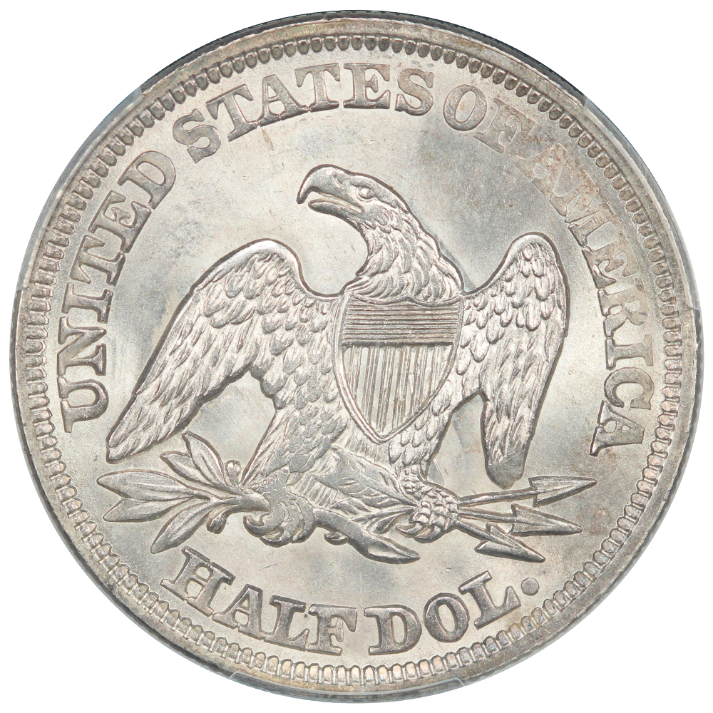 image for: 1856 50c PCGS MS65
