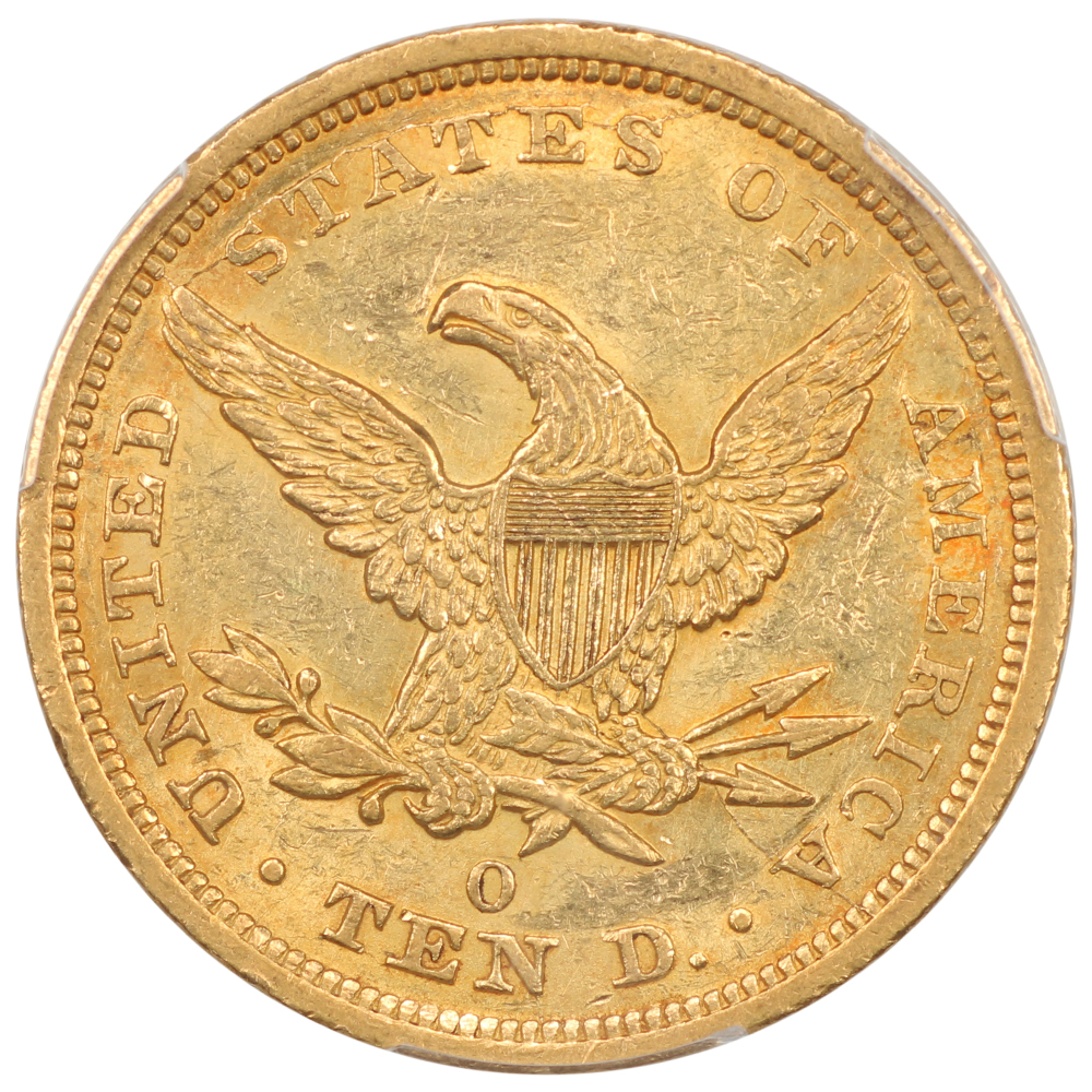 image for: 1843-O $10  PCGS AU55