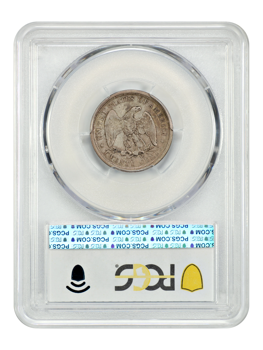 image for: 1875-S 20c PCGS F15