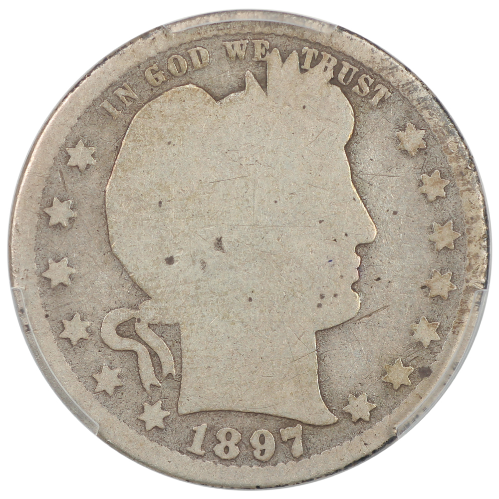 image for: 1897-S 25c PCGS AG3
