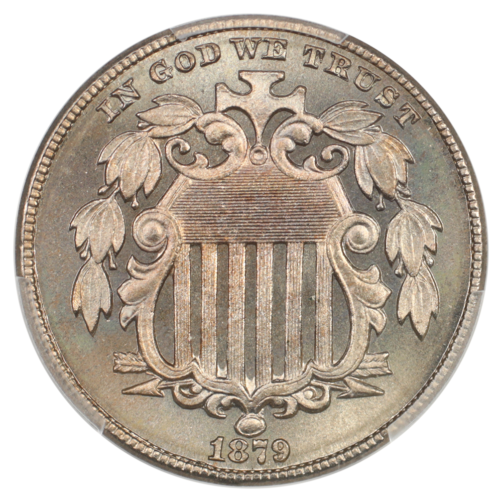 image for: 1879/8 5c PCGS PR67