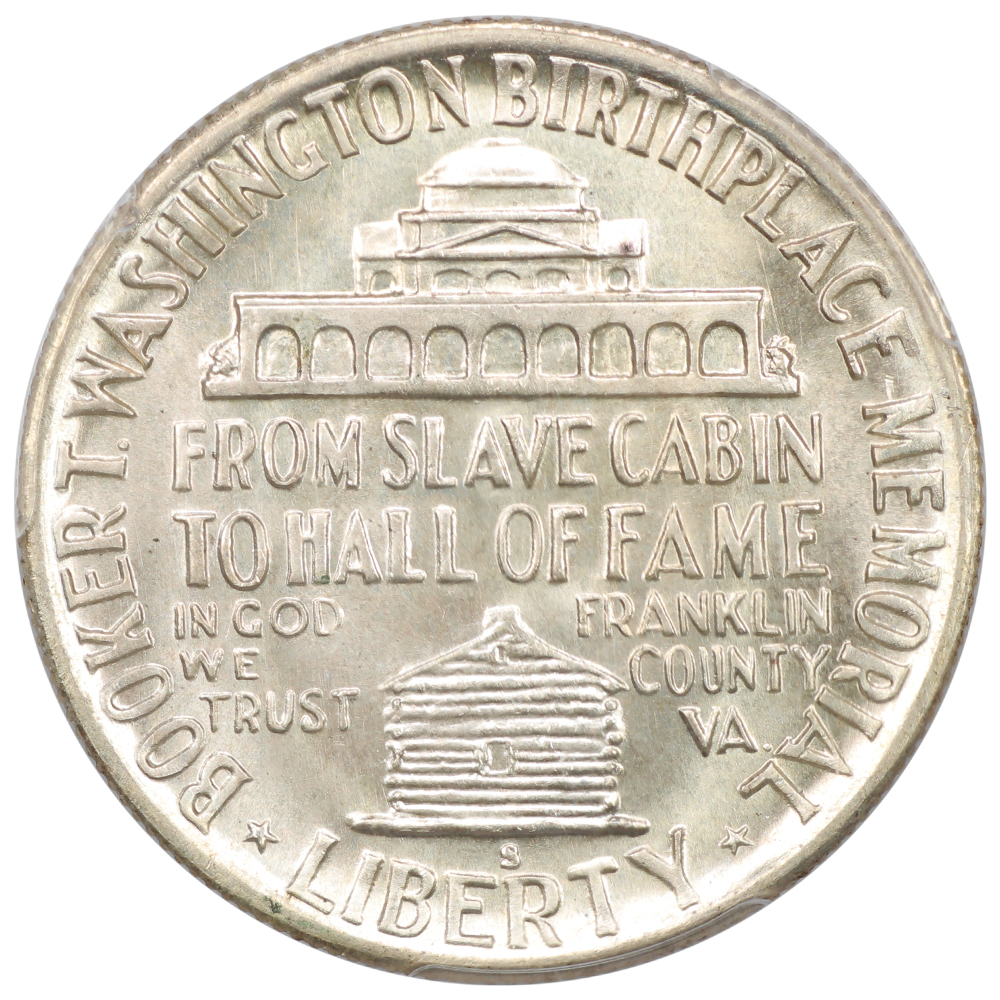 image for: 1947-S Booker T. Washington 50c PCGS MS65