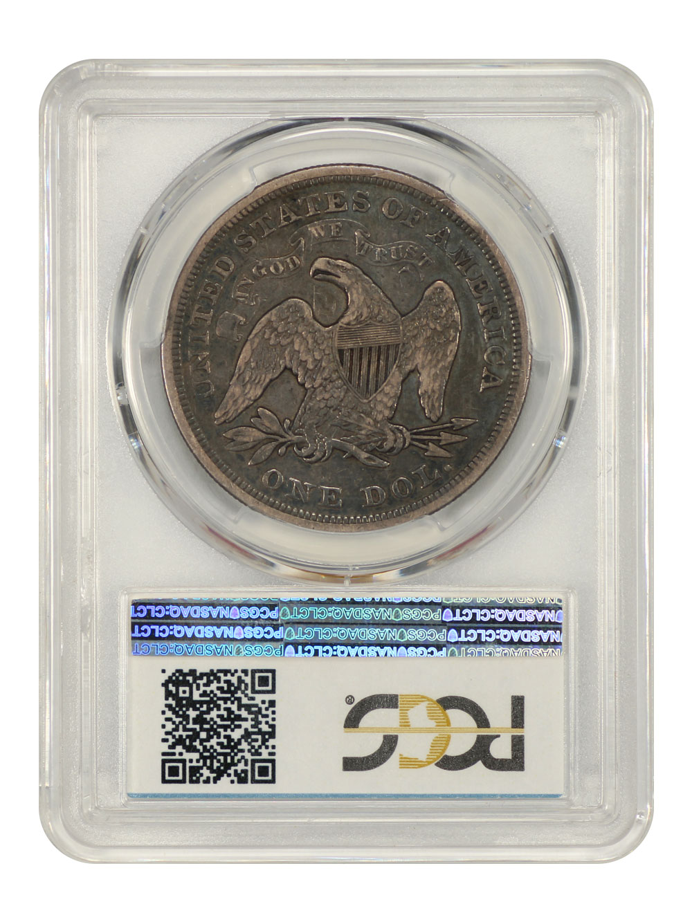 image for: 1871 $1  PCGS VF30