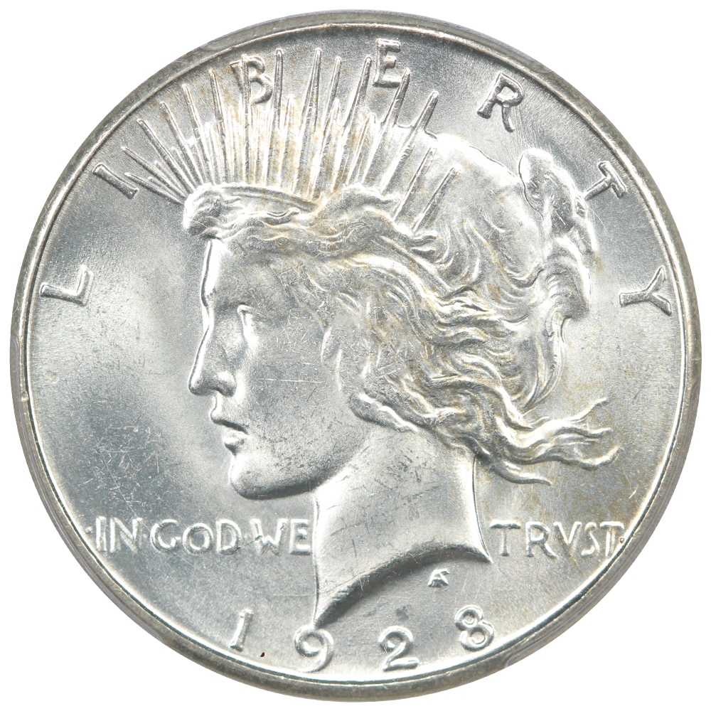 image for: 1928-S $1  PCGS MS64