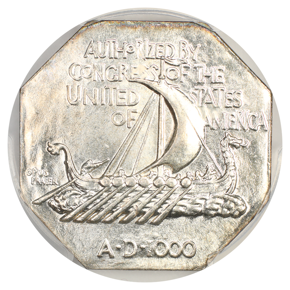 image for: 1925 Norse American, Thick Medal PCGS MS65