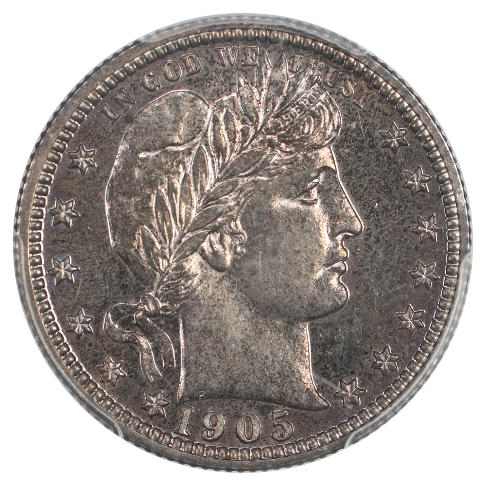 image for: 1905 25c PCGS PR63