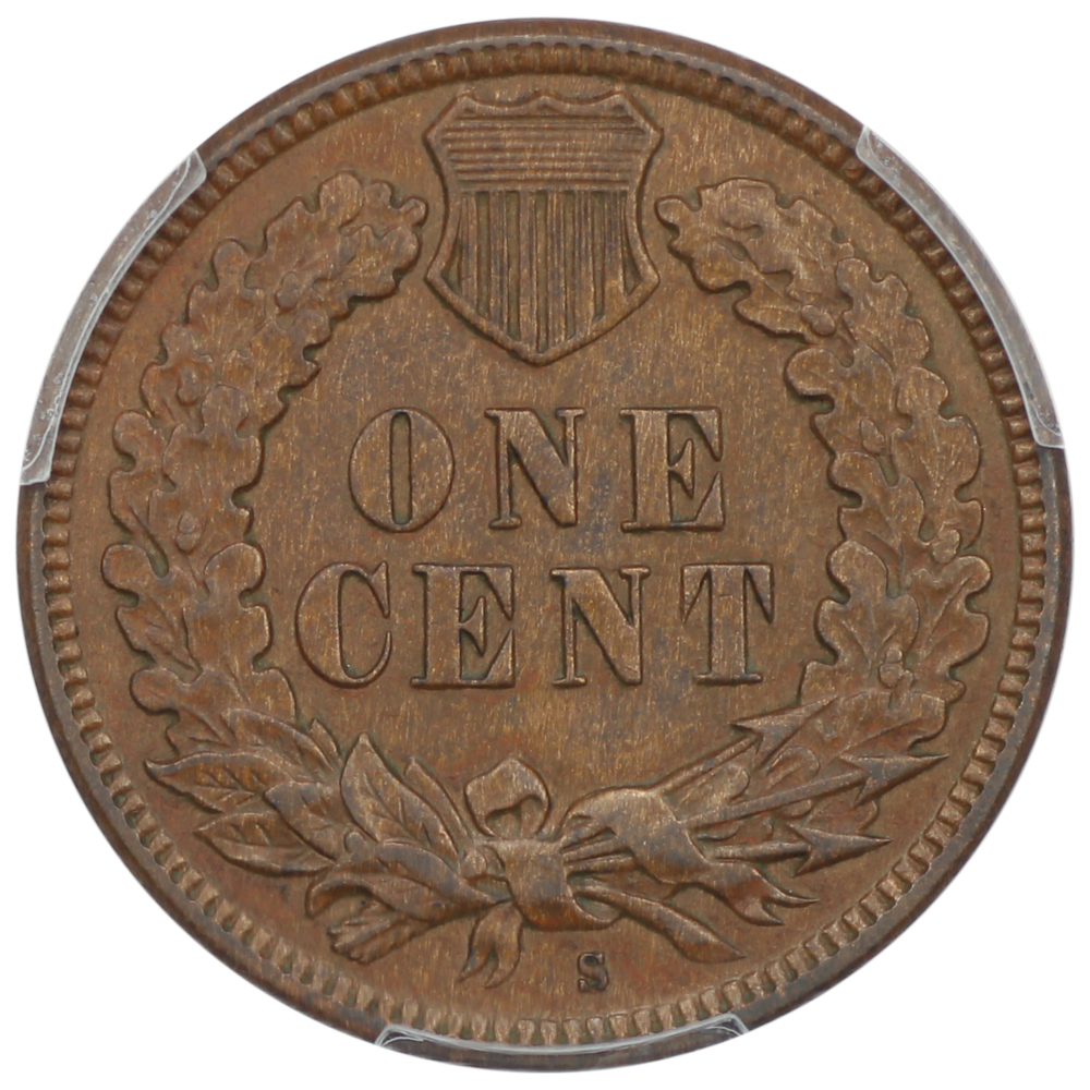 image for: 1908-S 1c PCGS AU55 BN