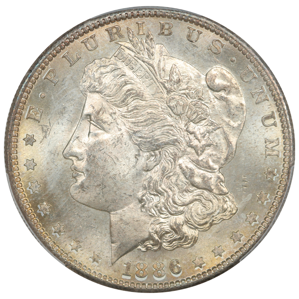 image for: 1886-S $1  PCGS MS63