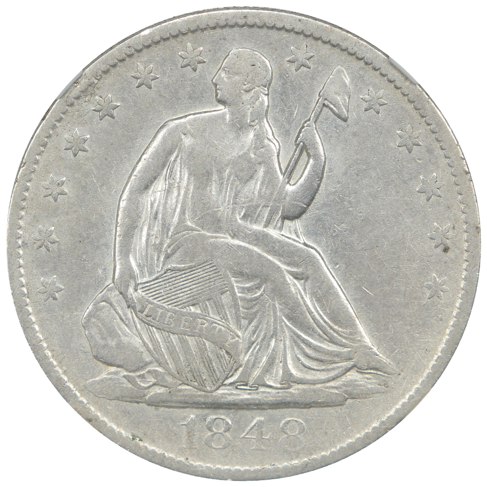 image for: 1848-O 50c NGC VF35