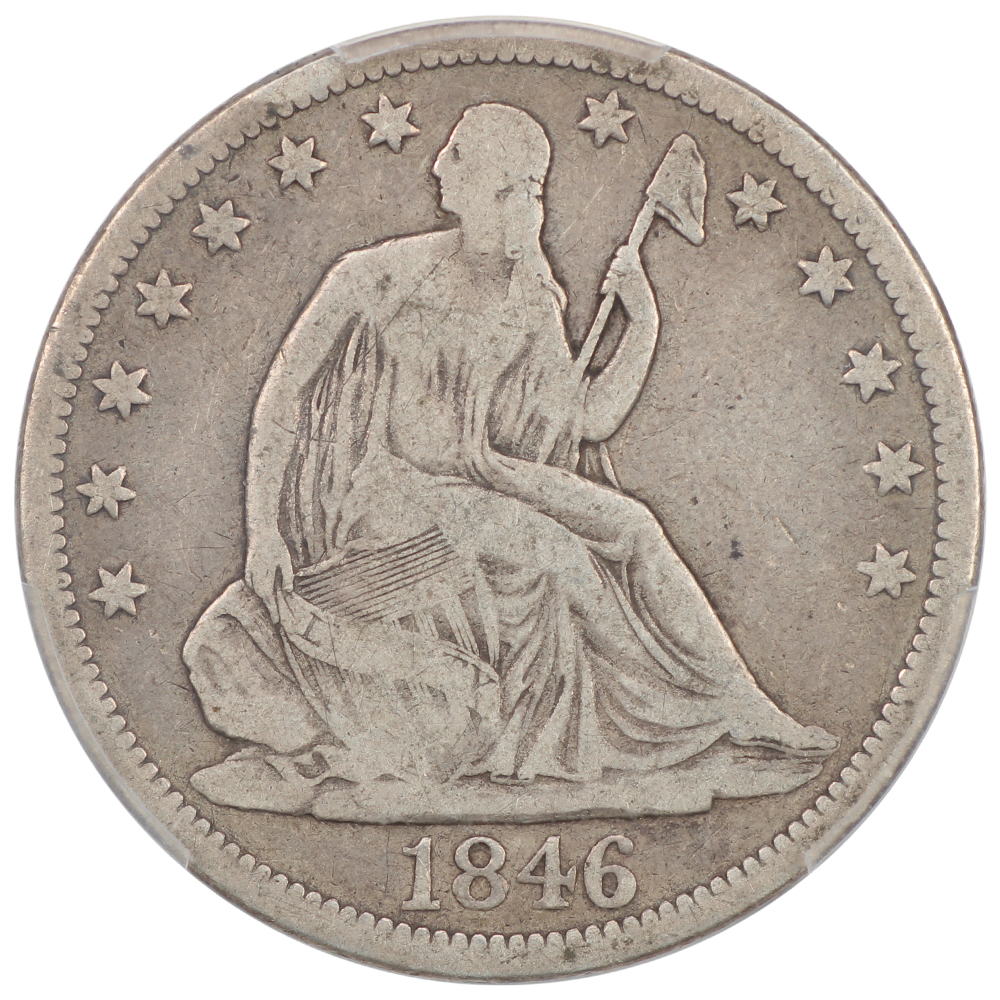 image for: 1846-O Tall Date 50c PCGS VG10