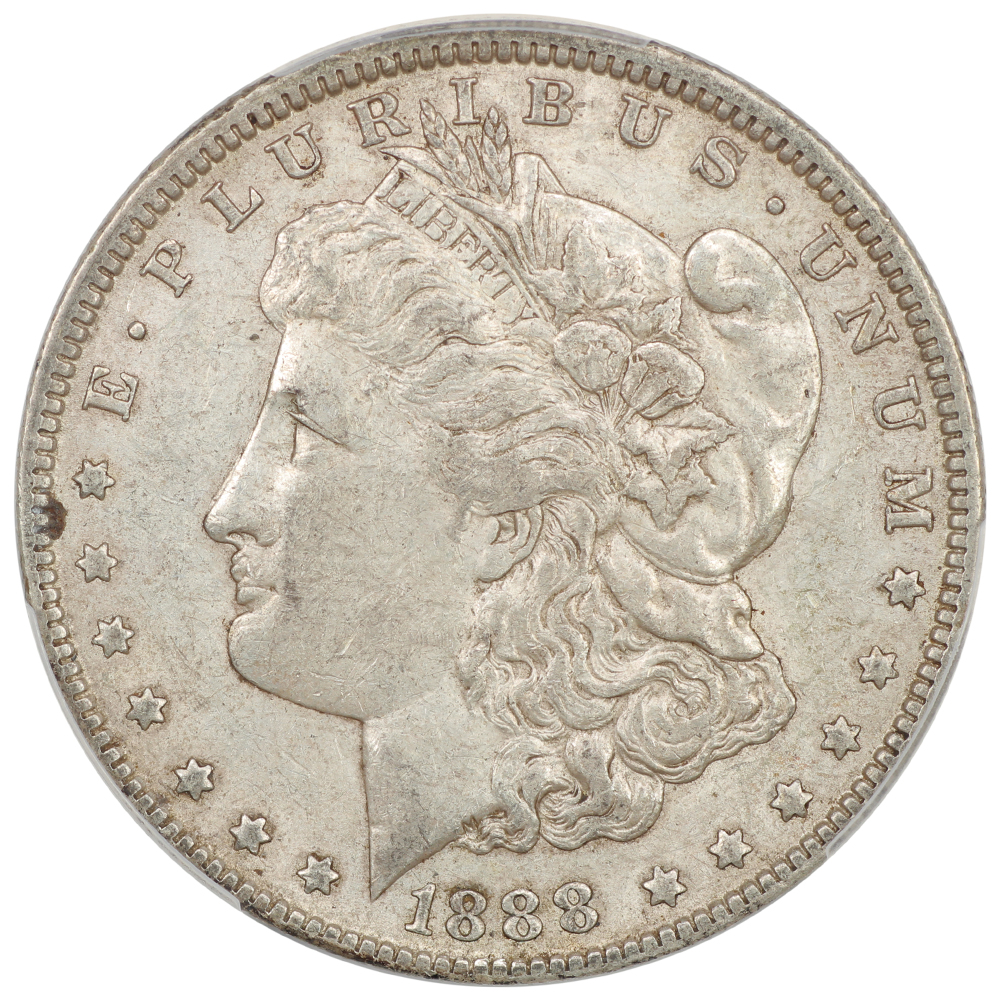 image for: 1888-O Hot Lips, VAM-4 $1  PCGS AU53