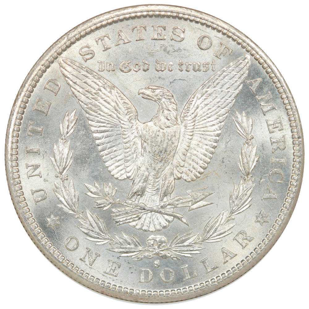 image for: 1887-S $1  NGC MS62