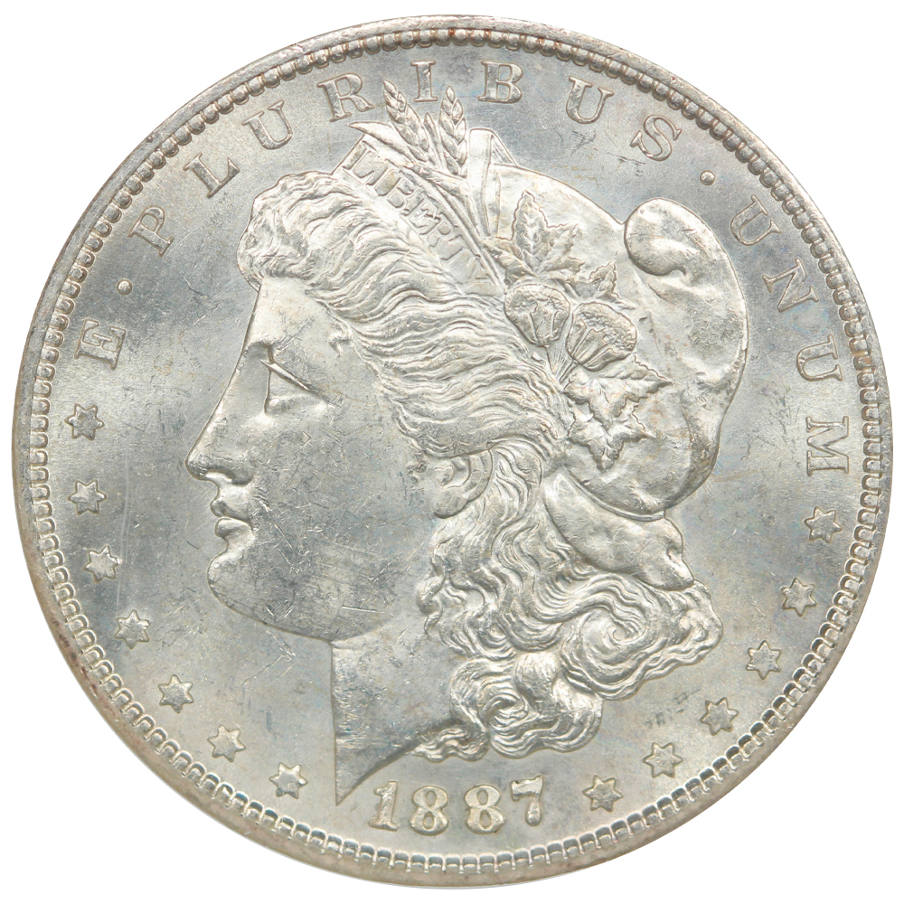 image for: 1887-S $1  NGC MS62