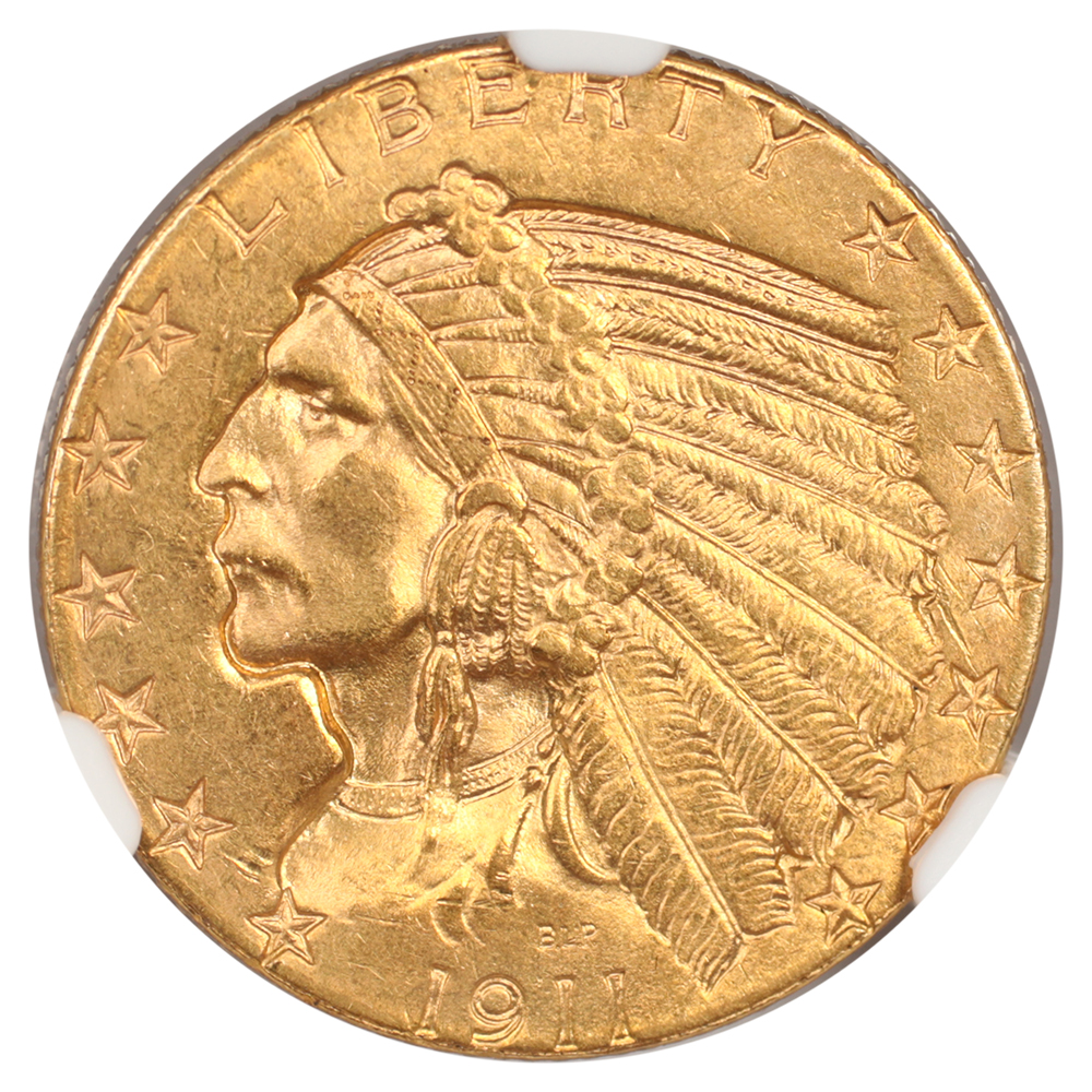 image for: 1911 $5  NGC MS64