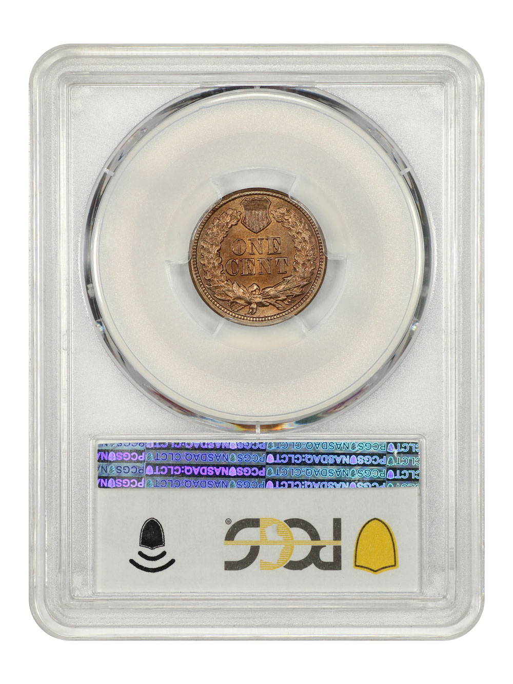 image for: 1860 Round Bust 1c PCGS MS64