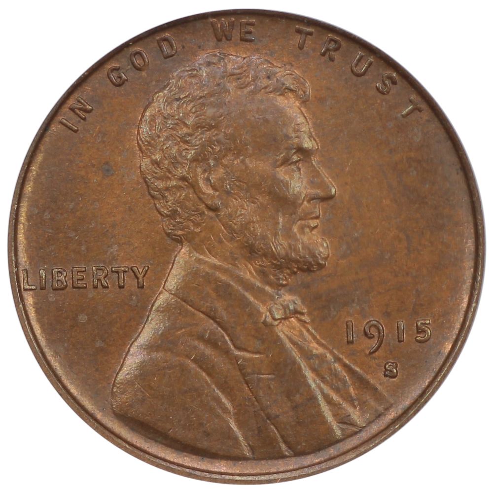 image for: 1915-S 1c PCGS MS64 BN