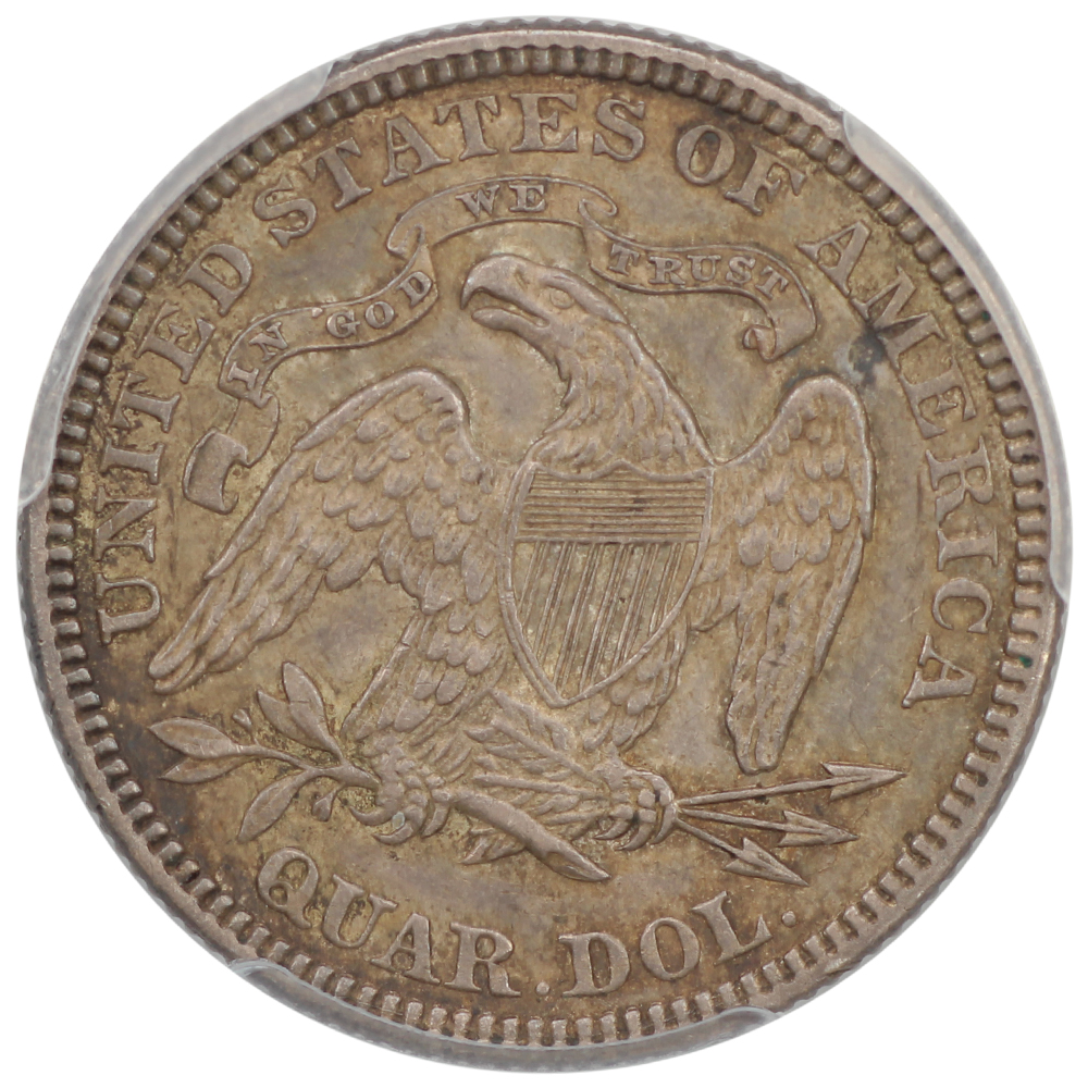 thumbnail for: 1876 25c PCGS AU58
