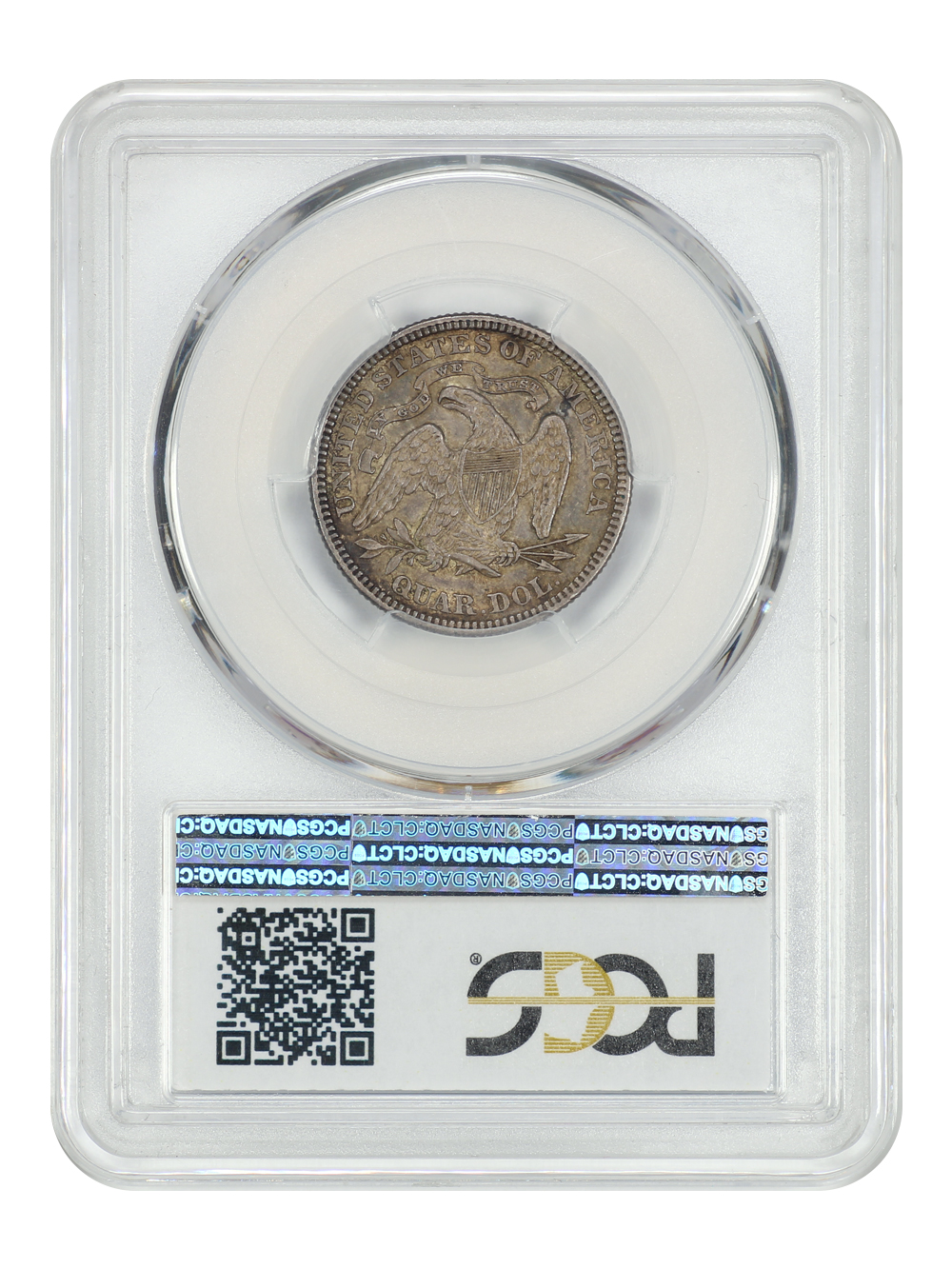 thumbnail for: 1876 25c PCGS AU58