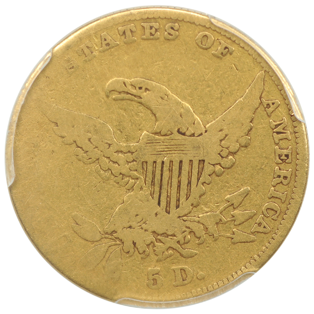 image for: 1835 $5  PCGS G4