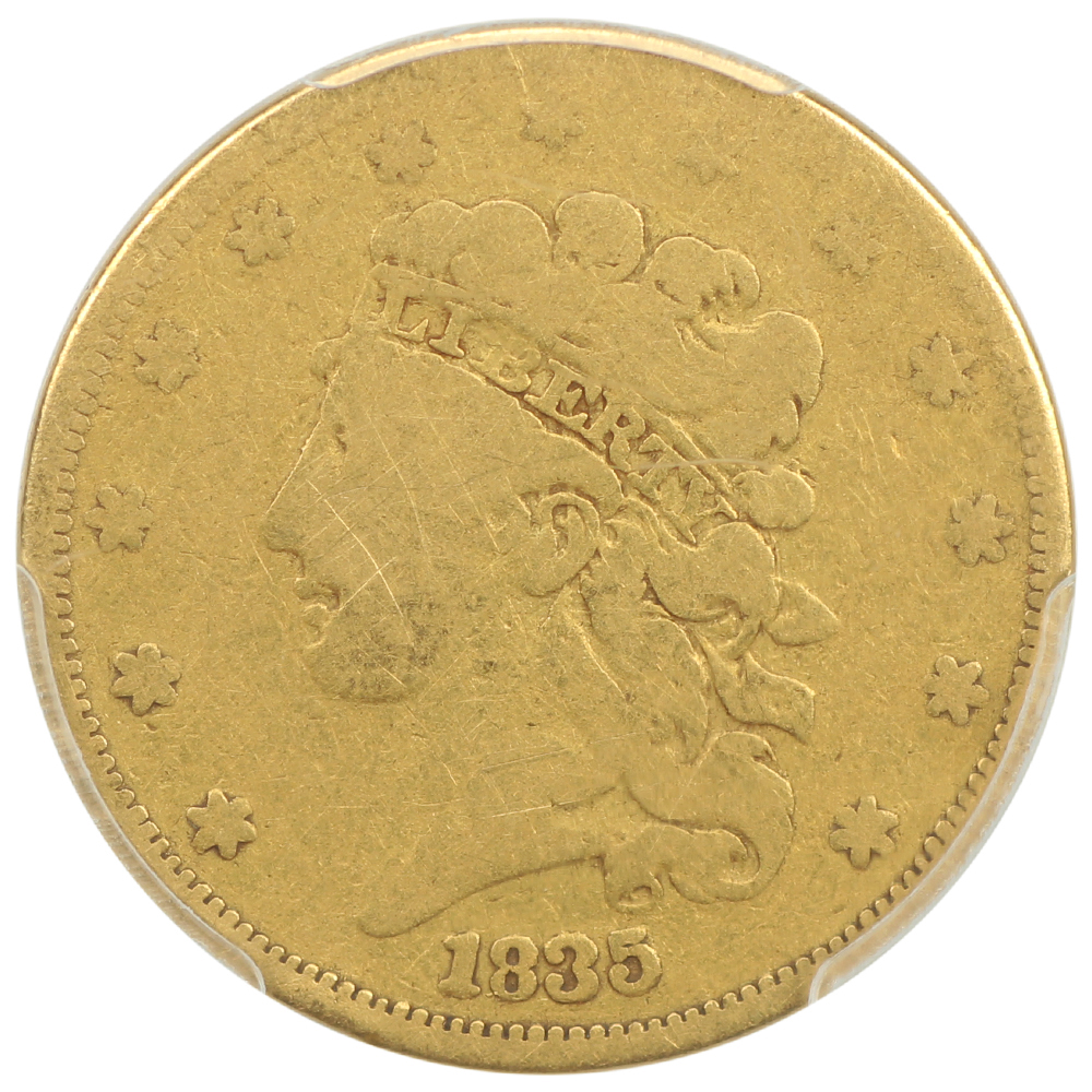 image for: 1835 $5  PCGS G4