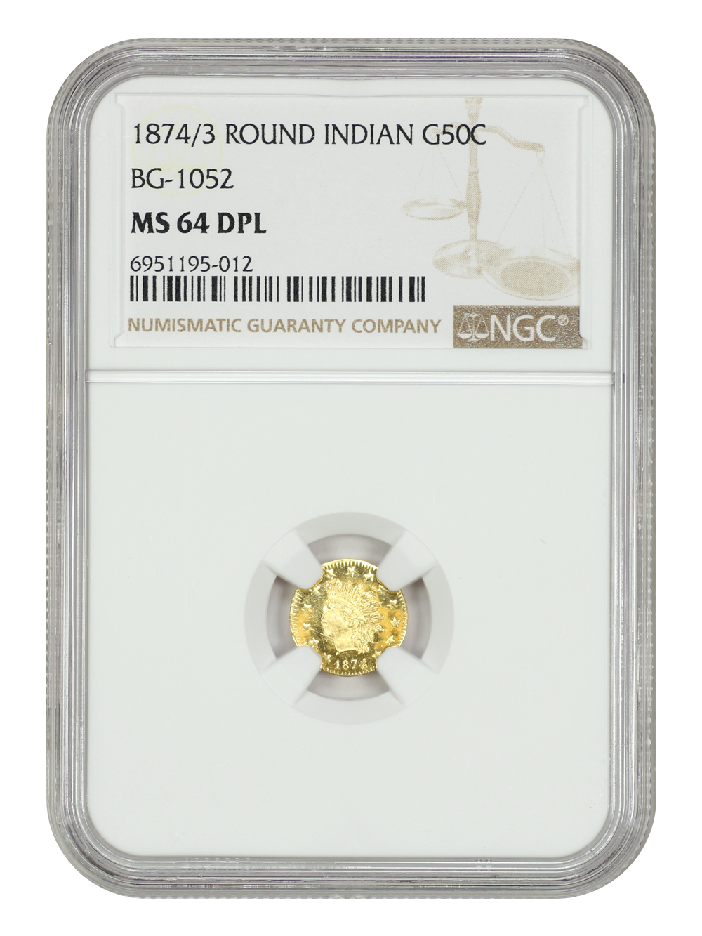 1854 Dollar BG 509 Mint State (MS) Pricing Guide | The Greysheet