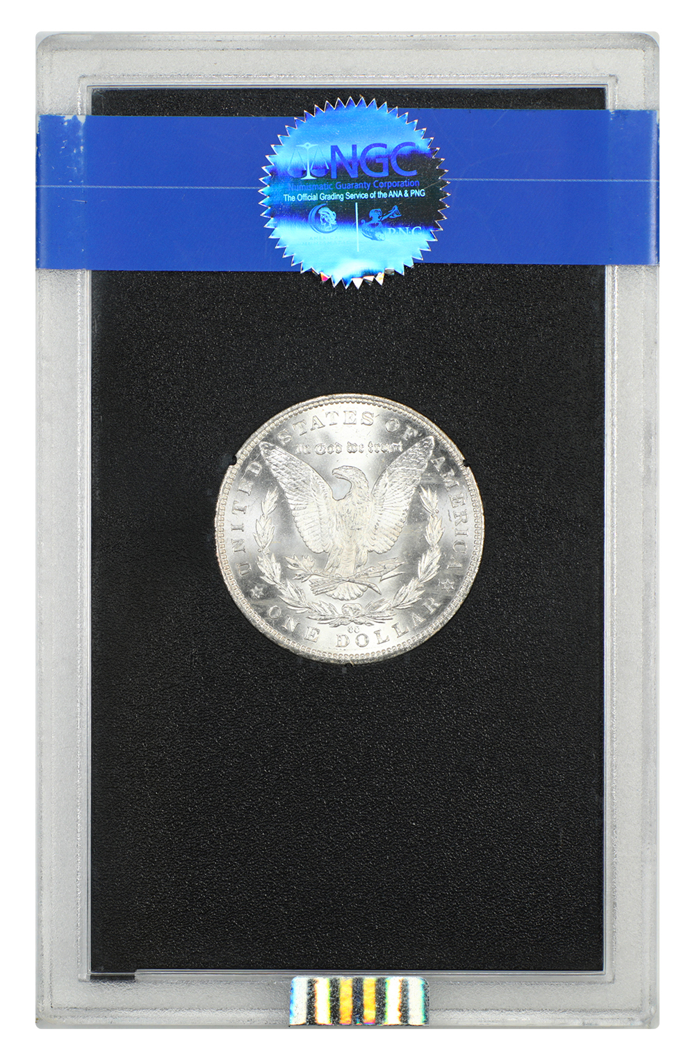 thumbnail for: 1883-CC GSA Hoard, Hard package $1  NGC MS66