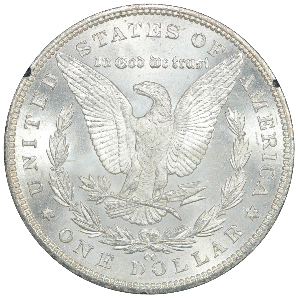 thumbnail for: 1883-CC GSA Hoard, Hard package $1  NGC MS66