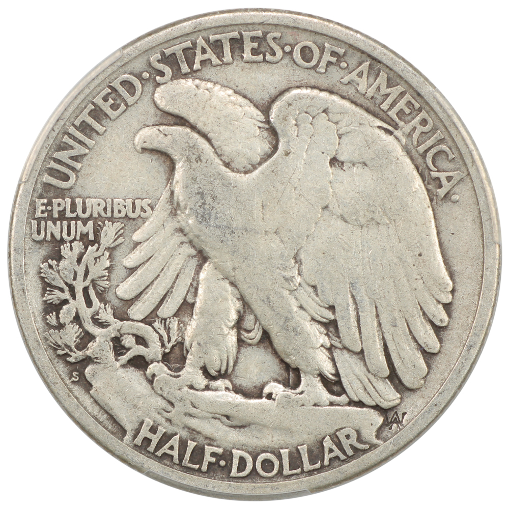 image for: 1919-S 50c PCGS F15