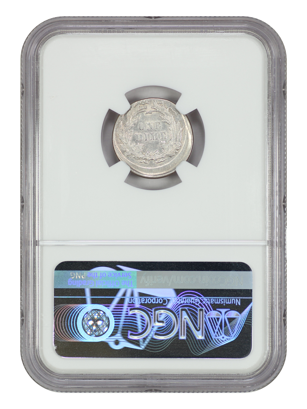 image for: 1887 10c NGC AU50