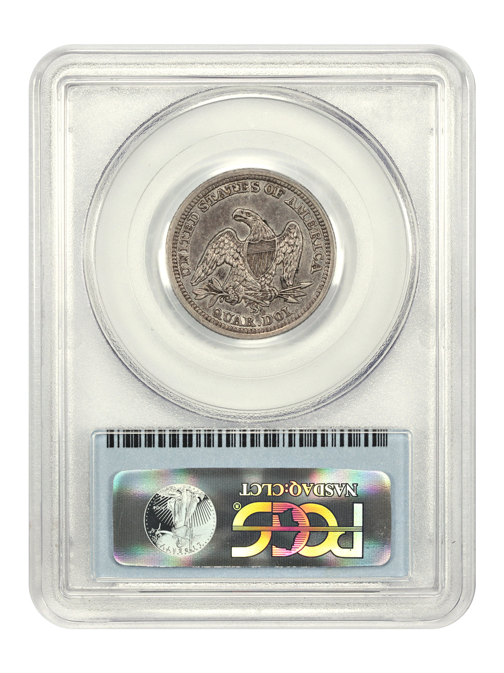 image for: 1857-S 25c PCGS XF40