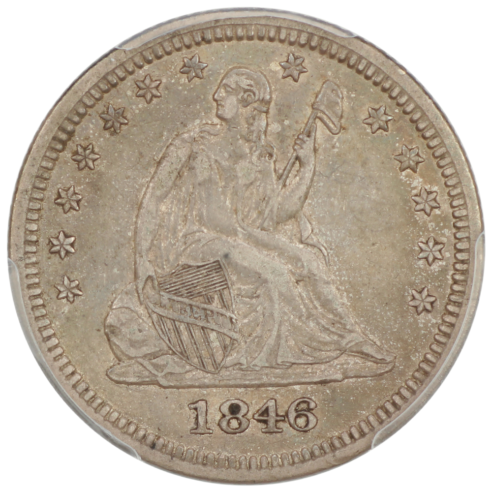 image for: 1846 25c PCGS XF45