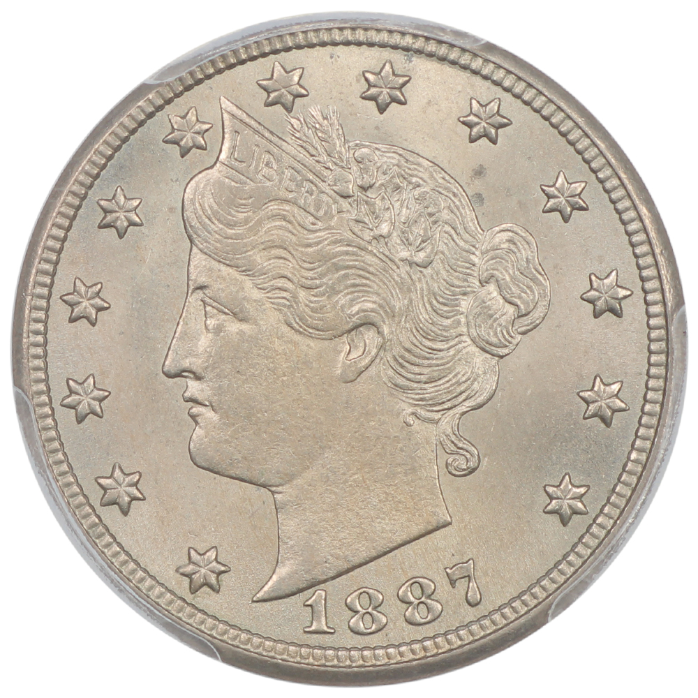 image for: 1887 5c PCGS MS65