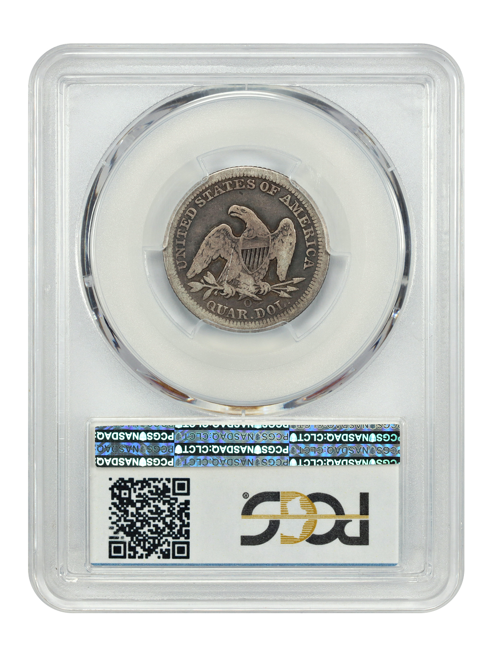 image for: 1855-O Arrows 25c PCGS F12