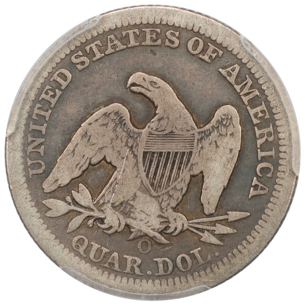 image for: 1855-O Arrows 25c PCGS F12