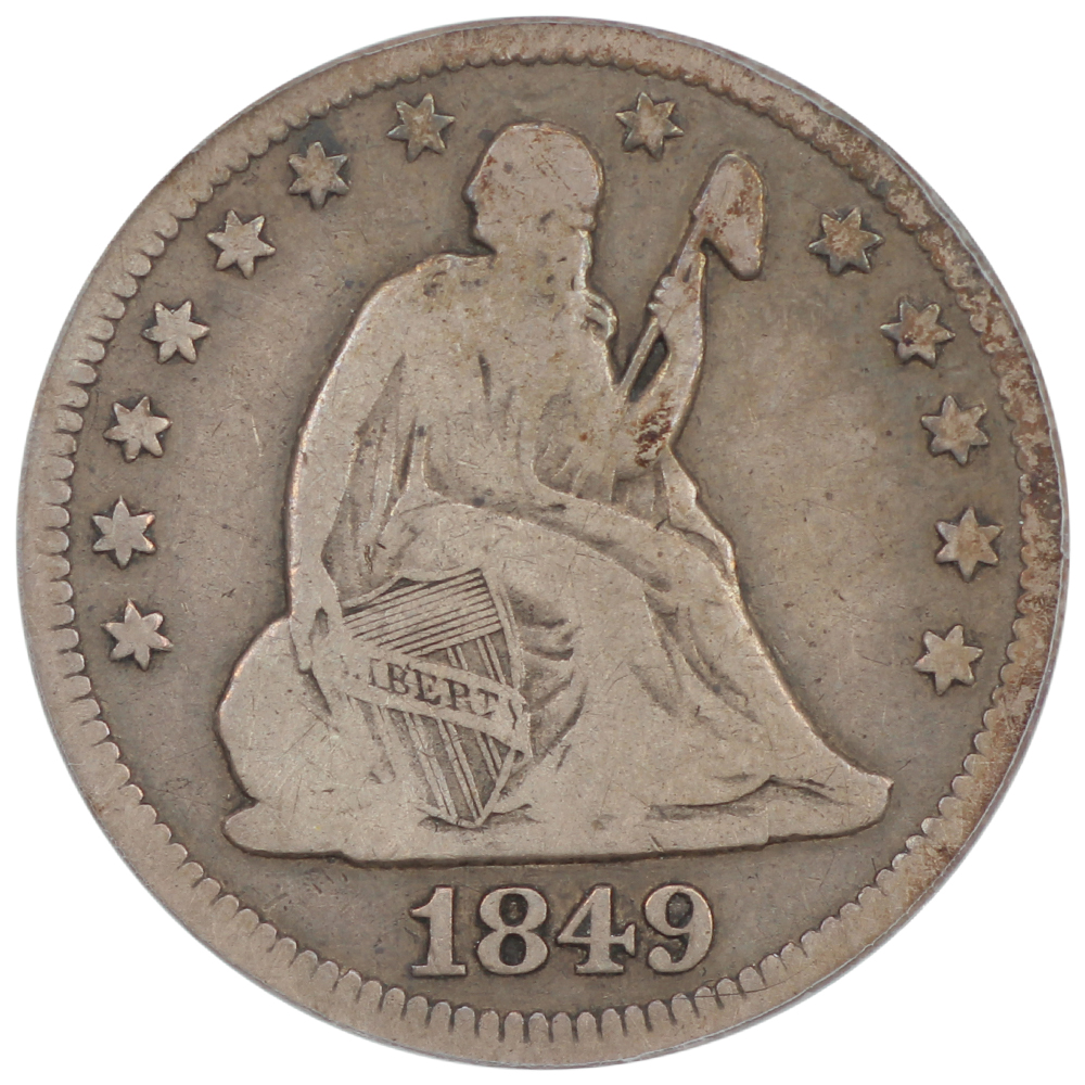 image for: 1849-O 25c PCGS F15
