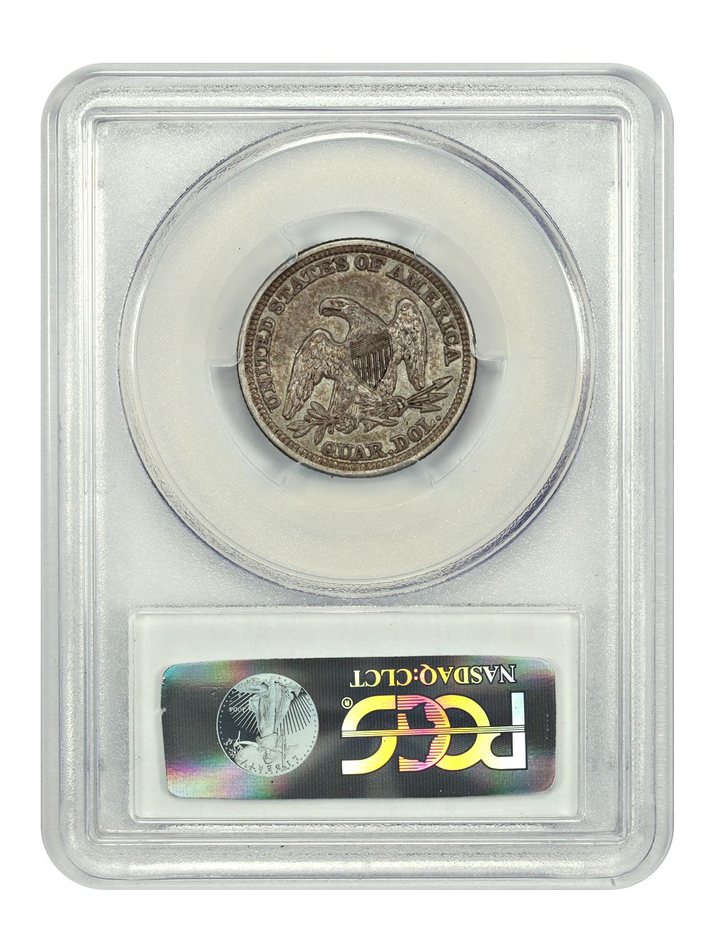 image for: 1849 25c PCGS AU53