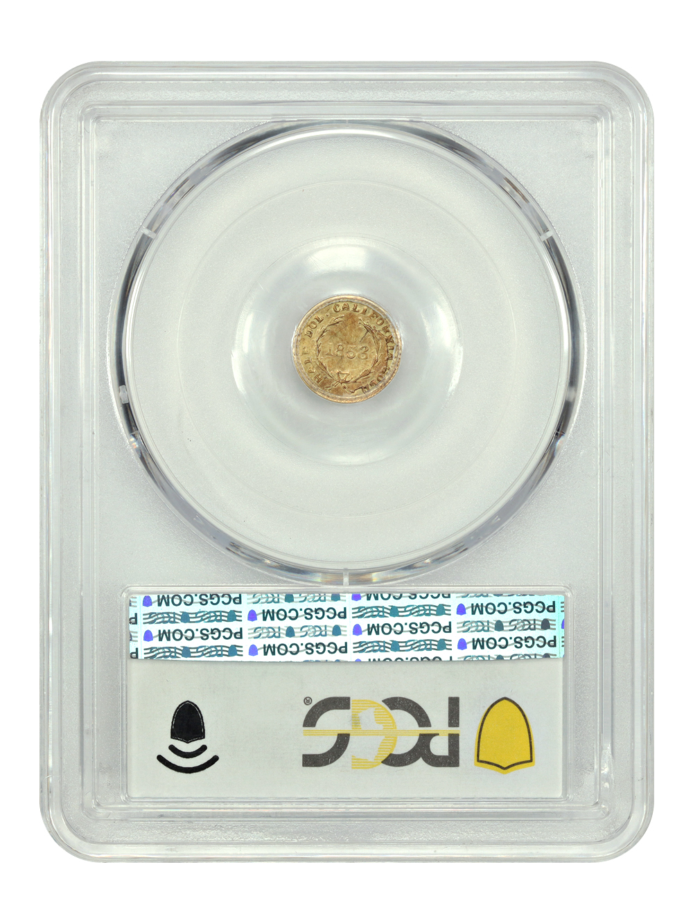 image for: 1853 BG-409 50c PCGS AU55
