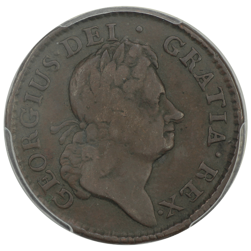 image for: 1723 Wood's Hibernia 1/2 P PCGS VF25 BN