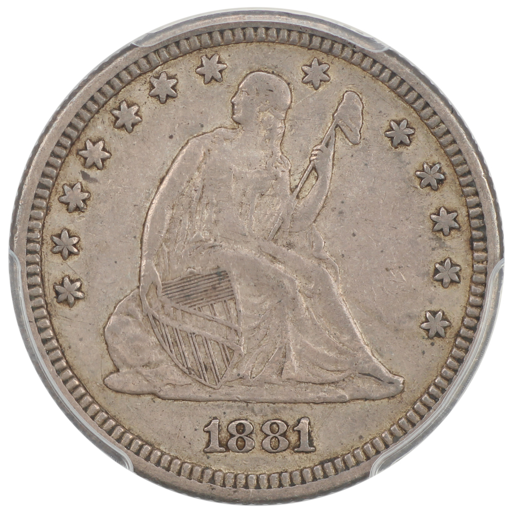 thumbnail for: 1881 25c PCGS XF40