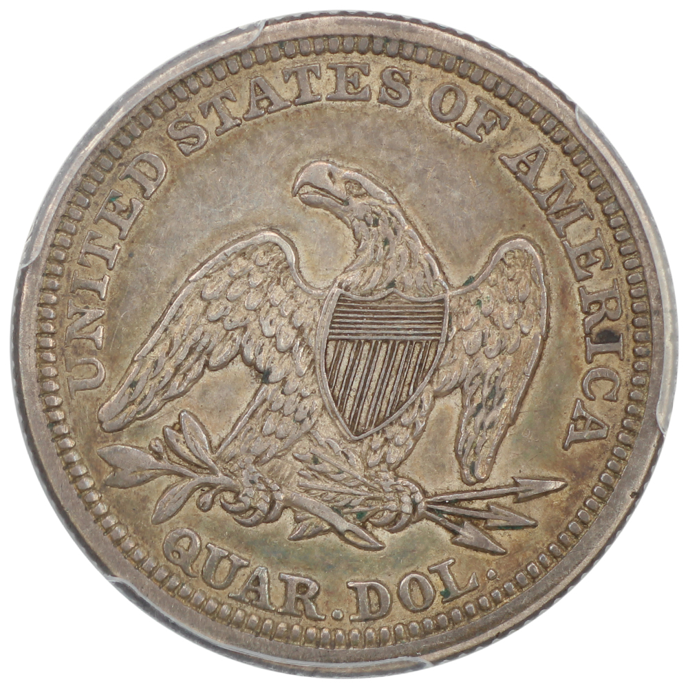 thumbnail for: 1860 25c PCGS XF45